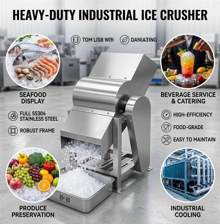Ice Cube Crusher Machine factory